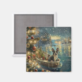 ボストンテリアクリスマスフェスティバル航海 マグネット (正面/裏面)