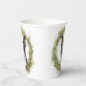 ボストンテリアクリスマスリースフェスティバルカップ 紙コップ (右)