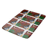 ボストンテリアクリスマス バスマット (アングル)