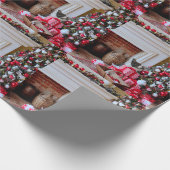 ボストンテリアクリスマス ラッピングペーパー (角)