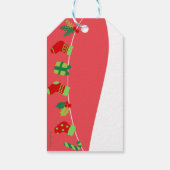 ボストンテリアサンタインリースギフトラベル ギフトタグ (裏面)