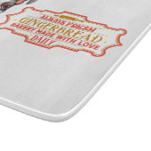 ボストンテリアシェフベーキングジンジャーパン カッティングボード (角)