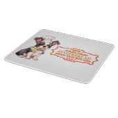 ボストンテリアシェフベーキングジンジャーパン カッティングボード (角)