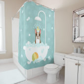 ボストンテリアシャワーカーテン シャワーカーテン (インサイチュ)