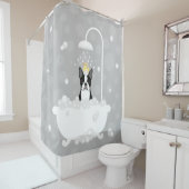 ボストンテリアシャワーカーテン シャワーカーテン (インサイチュ)