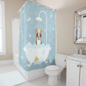 ボストンテリアシャワーカーテン シャワーカーテン (インサイチュ)