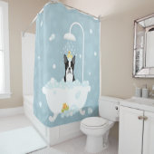 ボストンテリアシャワーカーテン シャワーカーテン (インサイチュ)