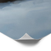 ボストンテリアスノウィースリークリスマスデコール ポスター (角)