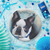 ボストンテリアターニング12パーティー ペーパープレート (パーティー)