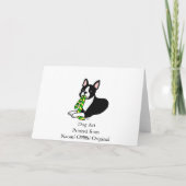 ボストンテリアダディとタイ1 カード (裏面)