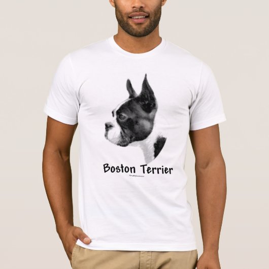 ボストンテリアチャーク2 Tシャツ (正面)