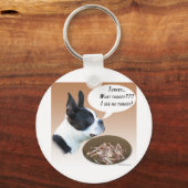 ボストンテリアトルコ キーホルダー (正面)