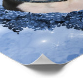 ボストンテリアドッグインフローラリース ポスター (角)