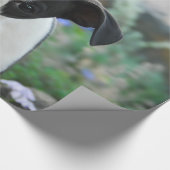 ボストンテリアドッグカウトワンピーポートレートギフト ラッピングペーパー (角)