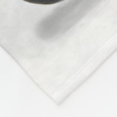 ボストンテリアドッグクリスマスサンタクロース フリースブランケット (角)