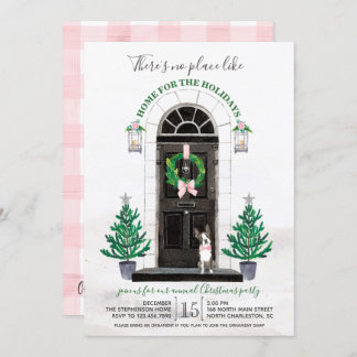 ボストンテリアドッグホリデークリスマスパーティー 招待状