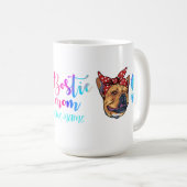 ボストンテリアドッグマグマザーズデイボスティママ コーヒーマグカップ (正面右)