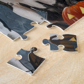 ボストンテリアハロウィン不気味ー ジグソーパズル (側面)