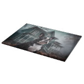 ボストンテリアハロウィーン怖 カッティングボード (角)