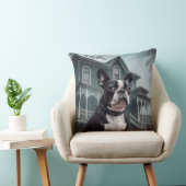 ボストンテリアハロウィーン怖 クッション (椅子)