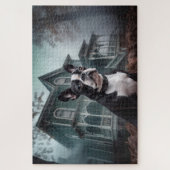 ボストンテリアハロウィーン怖 ジグソーパズル (縦)