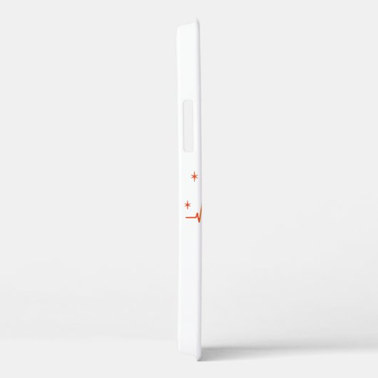 ボストンテリアハートビートドッグ恋人 Case-Mate iPhoneケース (裏面 / 右)