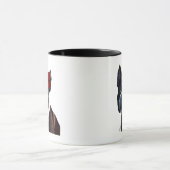 ボストンテリアバラ付きヘッド2 マグカップ (中央)