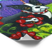 ボストンテリアバレエバレエバレリーナフェアリービッグアイズ ポスター (角)