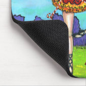 ボストンテリアバレエバレエバレリーナフェアリービッグアイズ マウスパッド (コーナー)