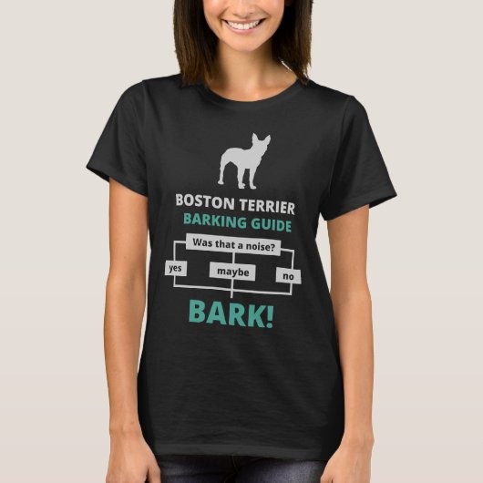 ボストンテリアバーキングガイド Tシャツ (正面)