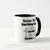 ボストンテリアバーキングロジック マグカップ (正面右)