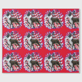 ボストンテリアパトリオット ラッピングペーパー (フラット)