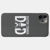 ボストンテリアパパドッグパパギフトケース Case-Mate iPhoneケース (裏面(横))