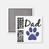 ボストンテリアパパ2 マグネット (正面/裏面)