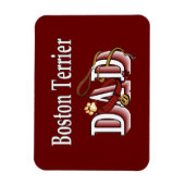ボストンテリアパパ マグネット (縦)