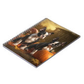 ボストンテリアパピーオータムデライトパンプキン ノートブック (左側)