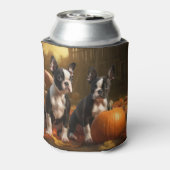 ボストンテリアパピーオータムデライトパンプキン 缶クーラー (缶裏面)