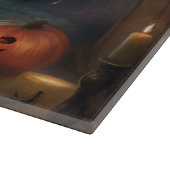 ボストンテリアパンプキンズハロウィンホラー カッティングボード (角)