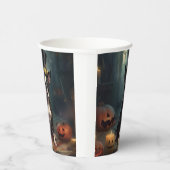 ボストンテリアパンプキンズハロウィンホラー 紙コップ (右)