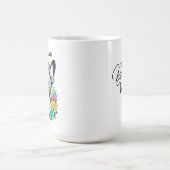 ボストンテリアパーソナライズされたママ コーヒーマグカップ (中央)