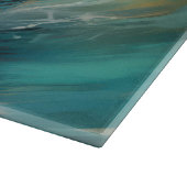 ボストンテリアビーチサーフィン絵画ズ カッティングボード (角)