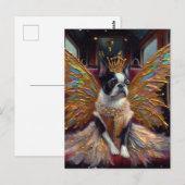 ボストンテリアフェアリー ポストカード (正面/裏面)