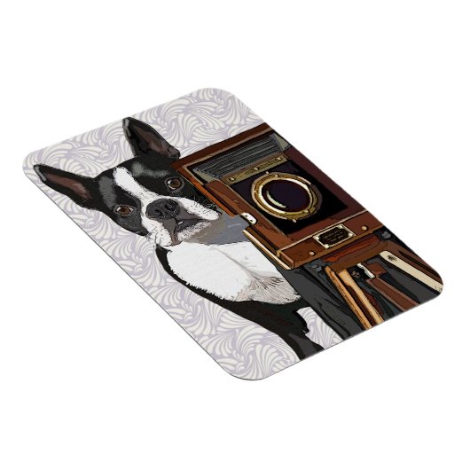 ボストンテリアフォトグラファー2 マグネット (右側)