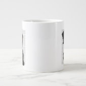 ボストンテリアフォーマル、ハウンド&ハット ジャンボコーヒーマグカップ (正面)