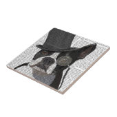 ボストンテリアフォーマル、ハウンド&ハット タイル (側面)