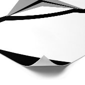 ボストンテリアベクターポスター ポスター (角)