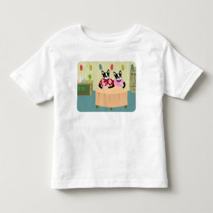 ボストンテリアボーイ&ガール トドラーTシャツ