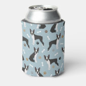 ボストンテリアボーンズとポーズ 缶クーラー (缶裏面)