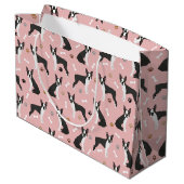 ボストンテリアボーンズアンドポーズラージ抱き枕 ラージペーパーバッグ (裏面アングル)