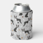 ボストンテリアボーンズ&ポーズクーラーボックス 缶クーラー (缶正面)